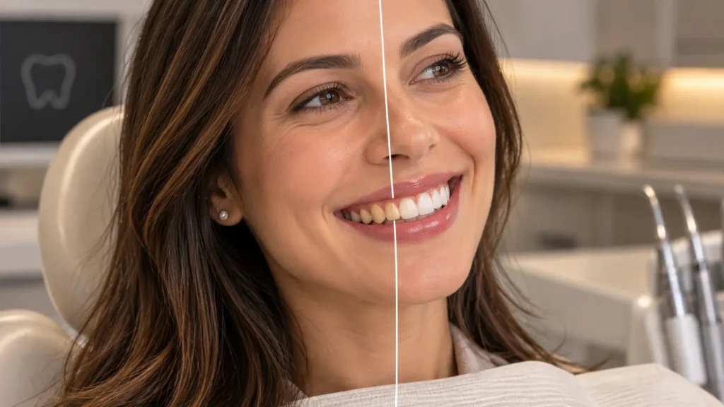 Clareamento dental para melhorar a aparência do sorriso