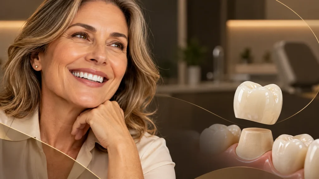 Prótese dentária utilizada na reabilitação da função e estética do sorriso